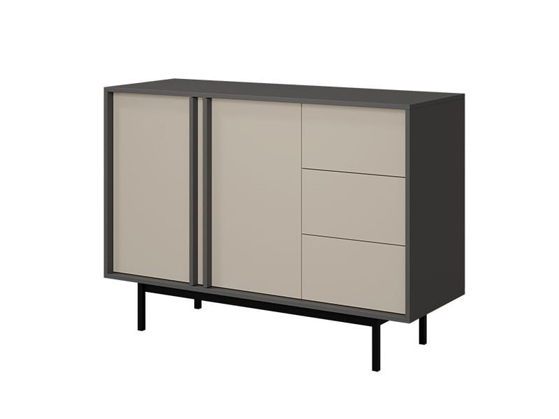 Komoda 7-ALSY ANTRACYT -BEŻ JASNY WYSOKIE NÓŻKI ZEWNĄTRZ.jpg