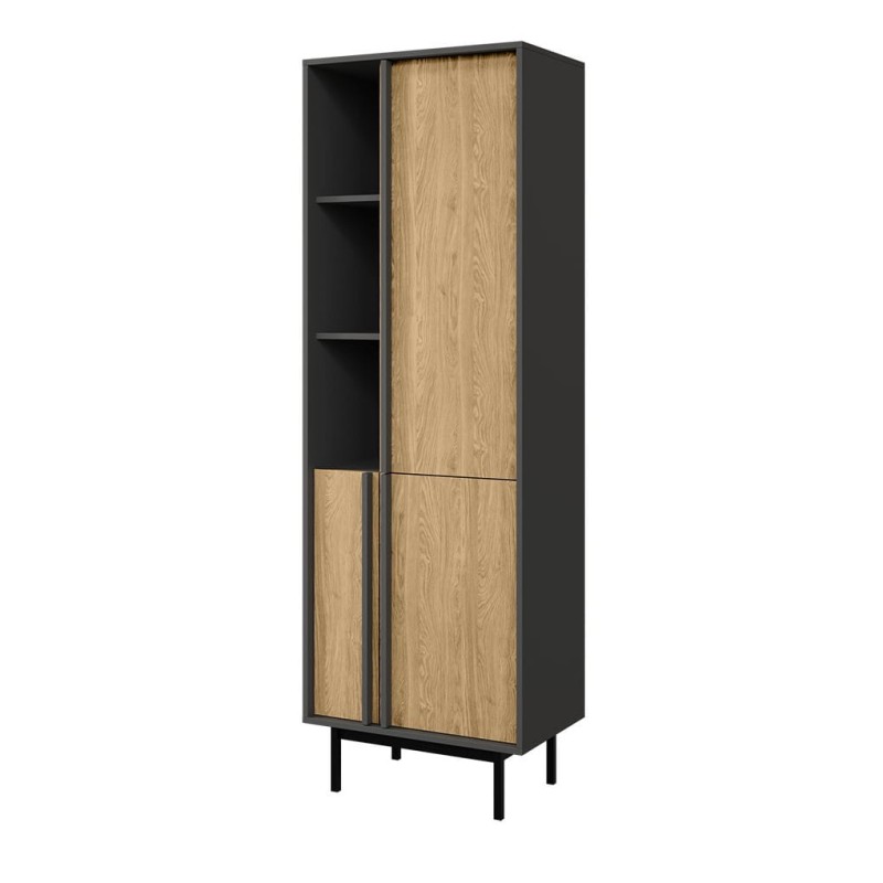 slupek 3-ALSY ANTRACYT -DĄB OLEJOWANY WYSOKIE NÓŻKI ZEWNĄTRZ.jpg