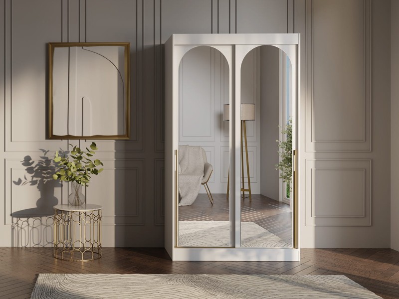 SZAFA MODIN 120 BIAŁA LUSTRO ZŁOTE UCHWYTY ARANŻACJA.jpg