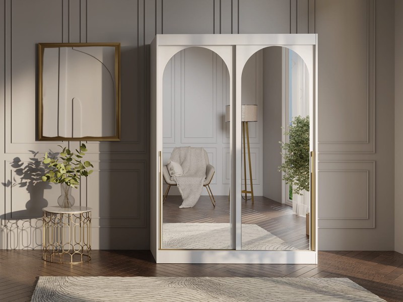 SZAFA MODIN 150 BIAŁA LUSTRO ZŁOTE UCHWYTY ARANŻACJA.jpg