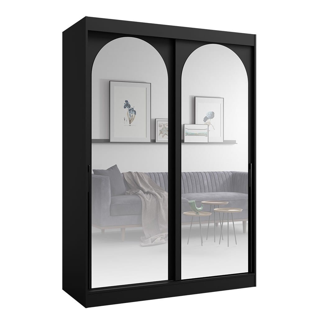 SZAFA MODIN 150 CZARNA LUSTRO CZARNE UCHWYTY.jpg