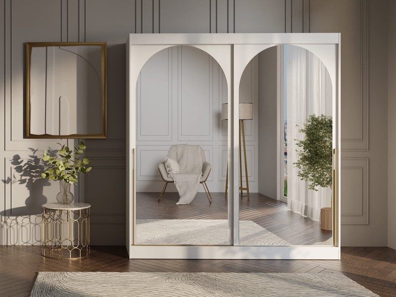 SZAFA MODIN 200 BIAŁA LUSTRO ZŁOTE UCHWYTY ARANŻACJA.jpg