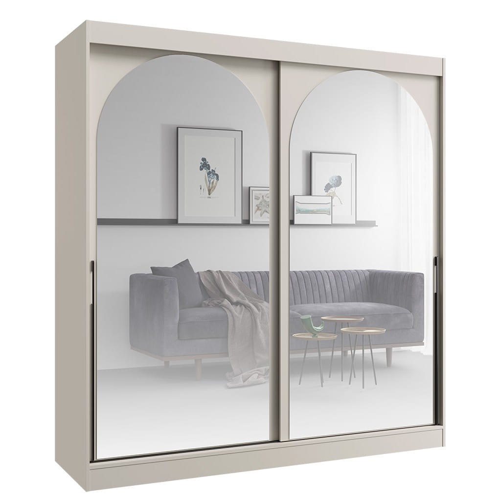 SZAFA MODIN 200 KASZMIROWA LUSTRO CZARNE UCHWYTY.jpg