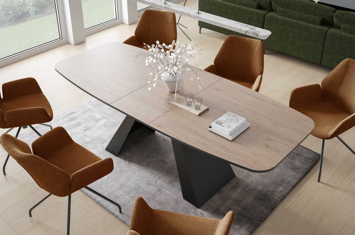 stół MYRON ARANŻACJA rozłożony H3133 ST12 Truffle Brown Davos Oak..jpg