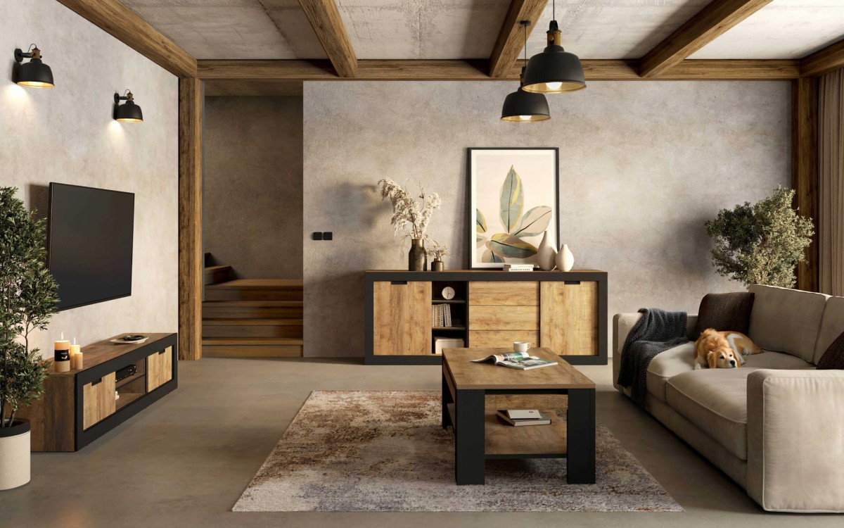 Tudor 24WSNZ..ARANŻACJA SALON DĄB SAMDAL - CZARNY MAT.jpg