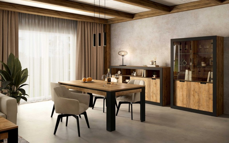 Tudor 24WSNZ..ARANŻACJA JADALNIA DĄB SAMDAL - CZARNY MAT.jpg