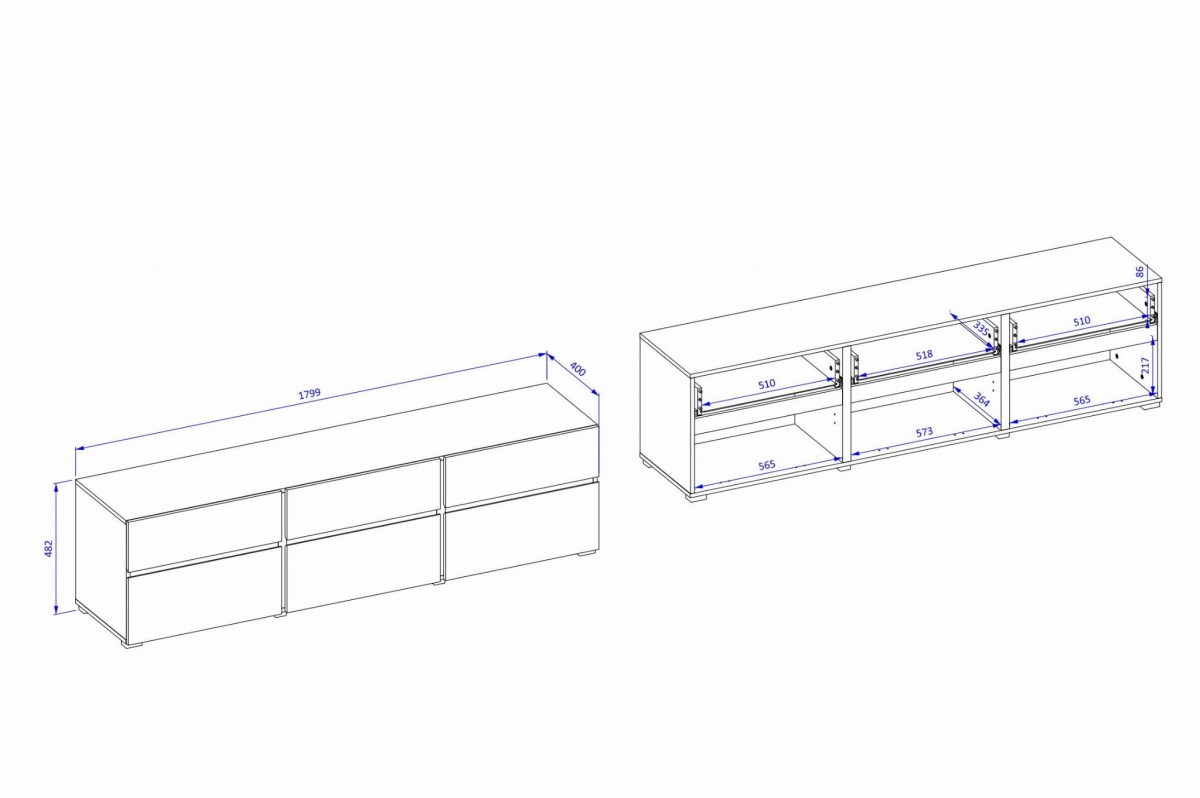 WYMIARY CROSS 41 KOMODA TV SZAFKA RTV 3KLAPY 3 SZUFLADY.jpg
