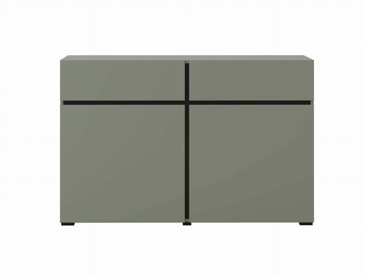 CROSS 24GWMY45_KOMODA 2DRZWI 2SZUFLADY ZIELONY - CZARNY FRONT.jpg