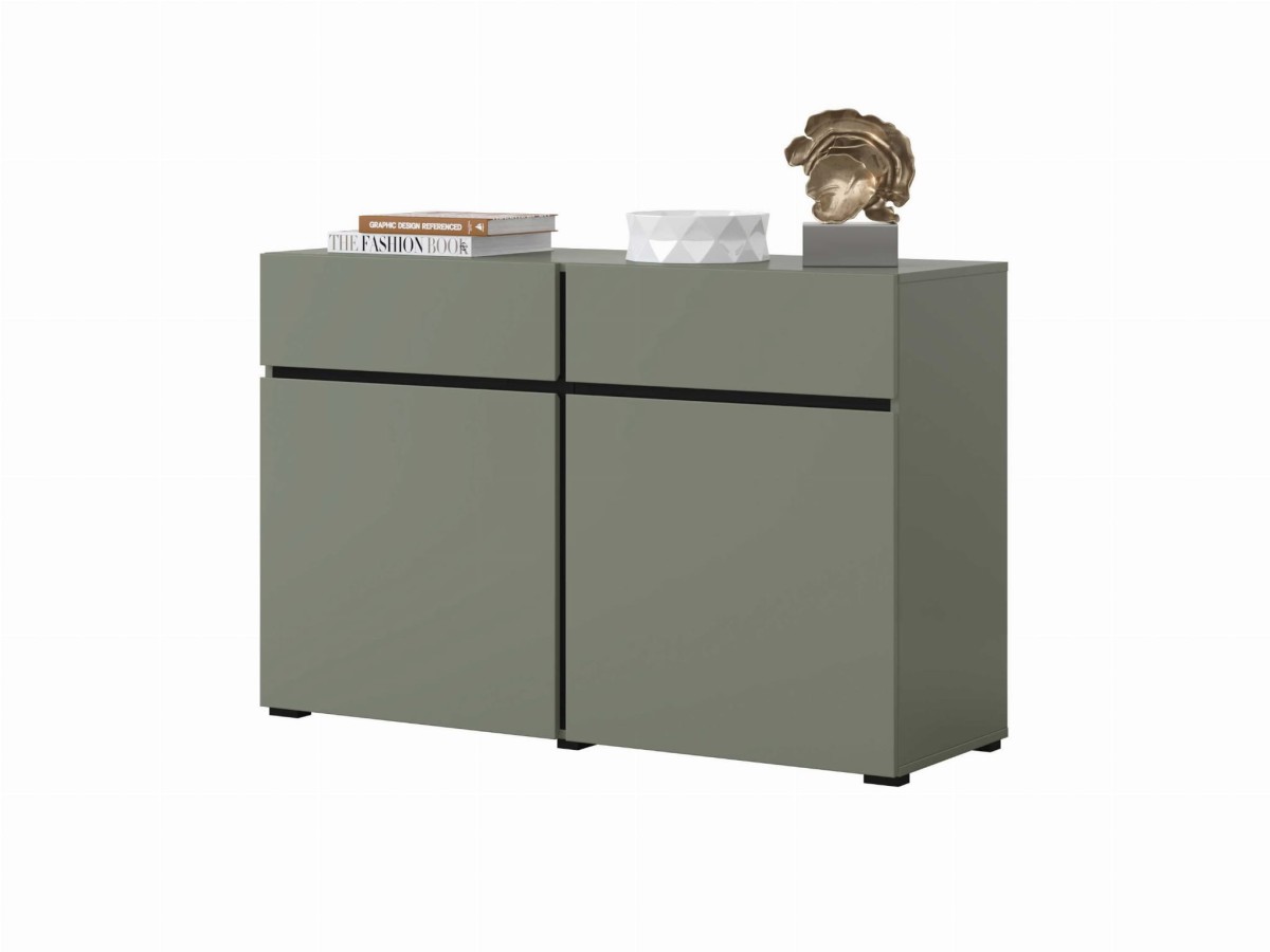 CROSS 24GWMY45_KOMODA 2DRZWI 2SZUFLADY ZIELONY - CZARNY PÓŁARANŻ.jpg