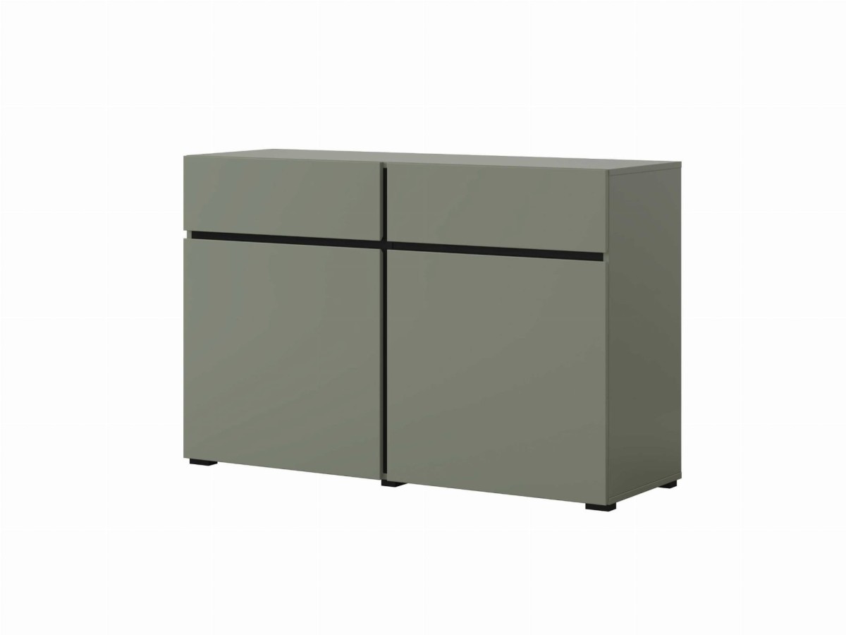 CROSS 24GWMY45_KOMODA 2DRZWI 2SZUFLADY ZIELONY - CZARNY ZEWNĄTRZ.jpg