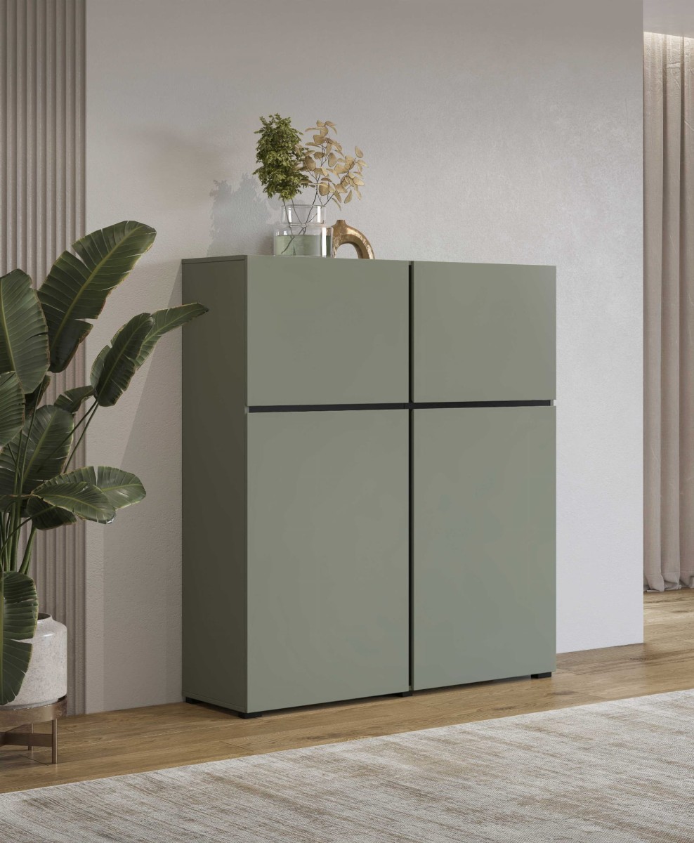 CROSS 24GWMY76_KOMODA WYSOKA 4DRZWI ZIELONY - CZARNY ARANŻACJA.jpg