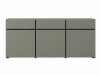 CROSS 24GWMY43_KOMODA 3DRZWI 3SZUFLADY ZIELONY - CZARNY FRONT.jpg