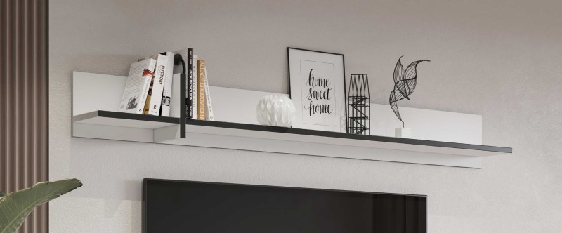 CROSS 249WMY02_PÓŁKA WISZĄCA BIAŁY - CZARNY ARANŻACJA.jpg