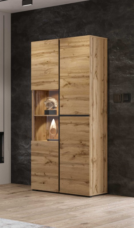 CROSS 24N6MY12_WITRYNA 3DRZWI SZKŁO DĄB WOTAN - CZARNY ARANŻACJA.jpg