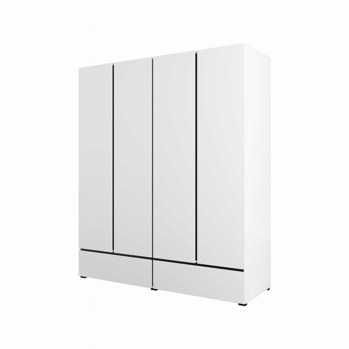 CROSS 249WMY20_SZAFA 4DRZWI 2SZUFLADY BIAŁY - CZARNY ZEWNĄTRZ.jpg