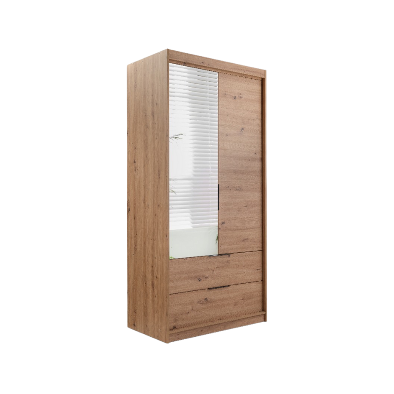 SZAFA MAJORKA DĄB ARTISAN LUSTRO LAMELE 103 ZEWNĄTRZ.png