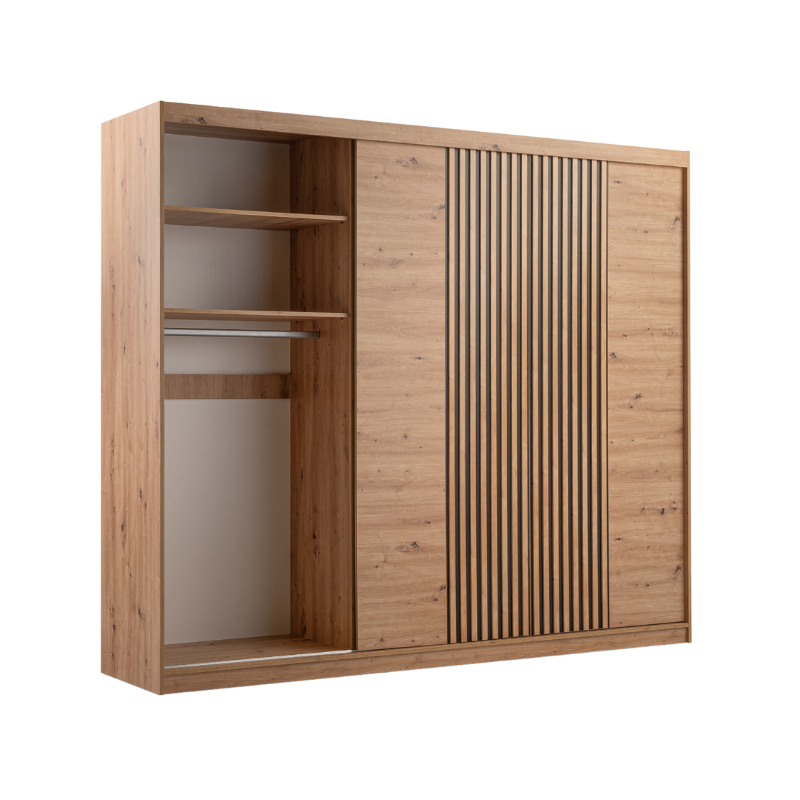 SZAFA MAJORKA DĄB ARTISAN LUSTRO LAMELE 250 WNĘTRZE.png