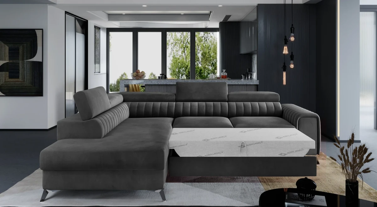 NAROŻNIK LOREN TKANINA MONOLITH 97 ARANŻACJA FUNKCJA SPANIA.webp