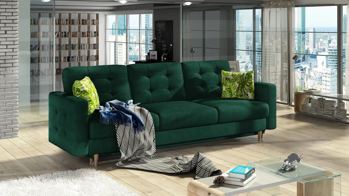 SOFA KANAPA GARDO TKANINA KRONOS 19 + JUNGLE 32 ARANŻACJA.webp