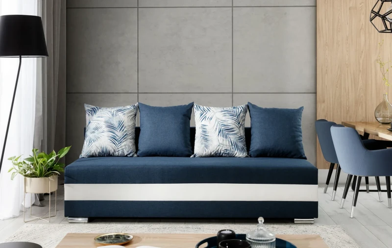 SOFA KANAPA WERSALKA KALIA TKANINA SAWANA 80 + SOFT 17 + BOTANICAL 80 ARANŻACJA.webp