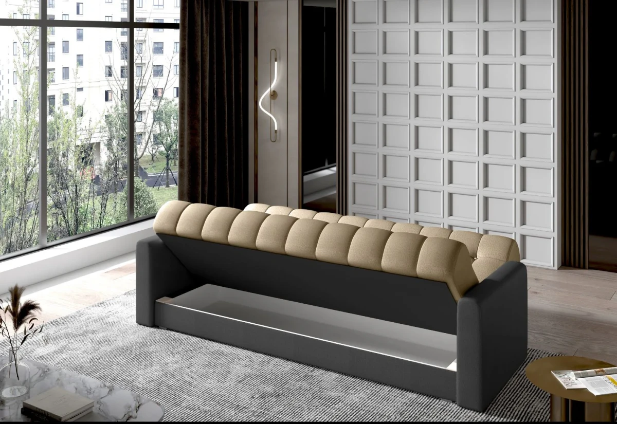 WERSALKA KANAPA SOFA GARED TKANINA MONOLITH 09 + 97 POJEMNIK NA POŚCIEL.webp