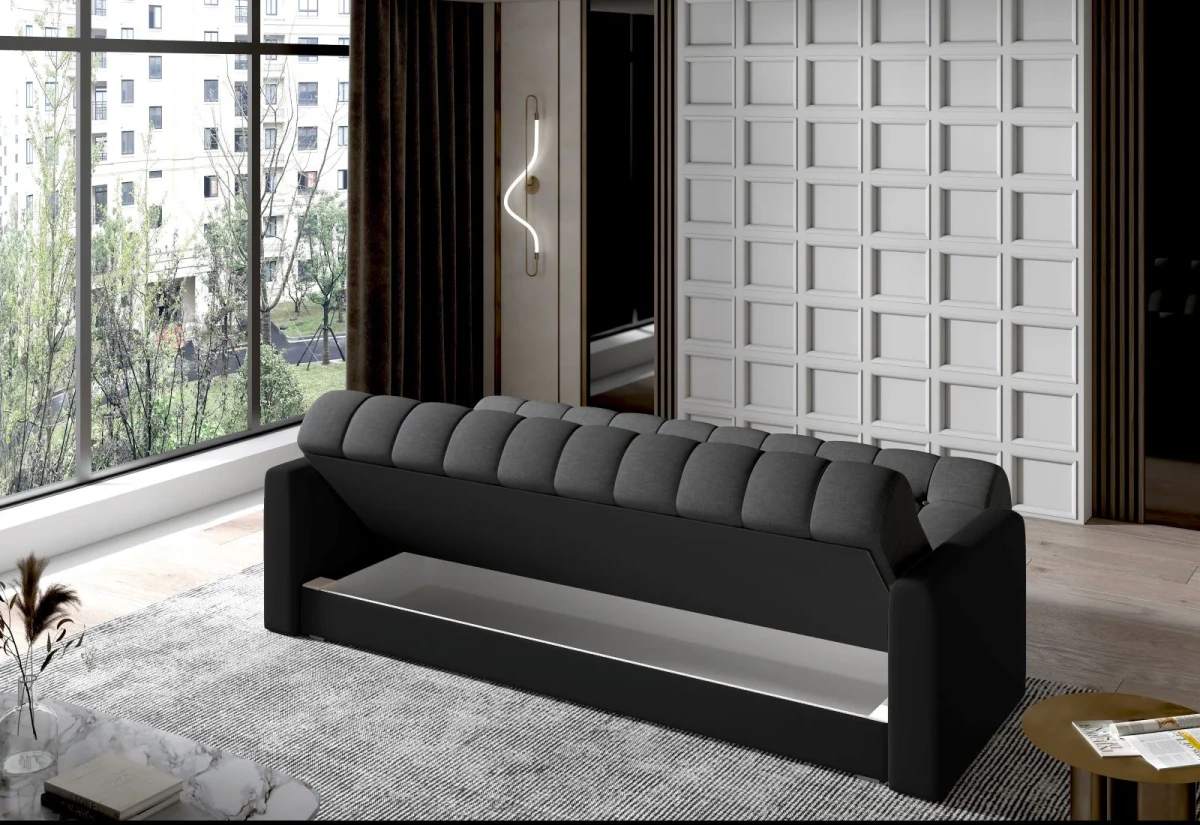 WERSALKA KANAPA SOFA GARED TKANINA SAWANA 21 + SOFT 11 ARANŻACJA POJEMNIK NA POŚCIEL.webp