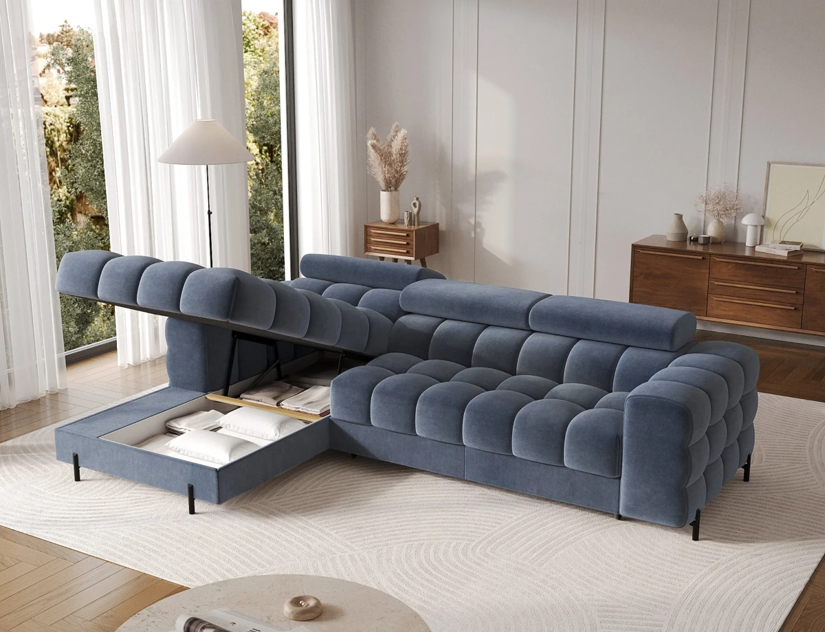 NAROŻNIK FELRO TKANINA AURA 40 ARANŻACJA  POJEMNIK NA POŚCIEL.webp