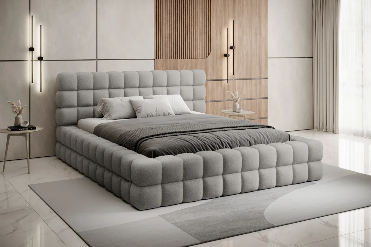 ŁÓŻKO DIZZLE 180X200 TKANINA ROYAL 04 ARANŻACJA FRONT.webp