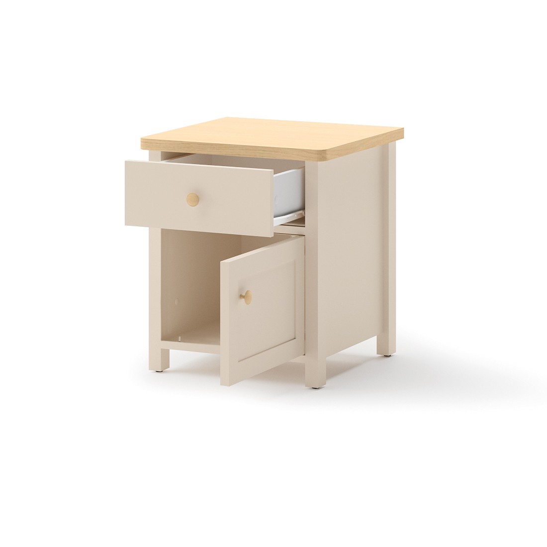 SO7BPVB_02 STOLIK NOCNY 1 DRZWI 1 SZUFLADA BEŻ PIASKOWY WEWNĄTRZ.jpg