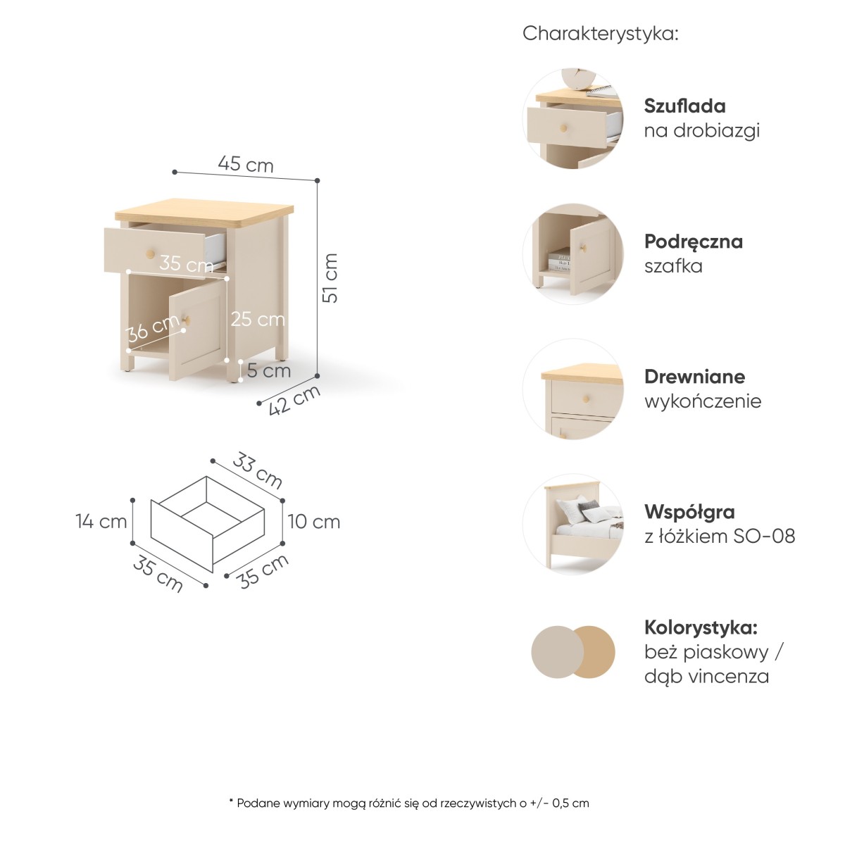 SO7BPVB_04 STOLIK NOCNY 1 DRZWI 1 SZUFLADA BEŻ PIASKOWY WYMAIRY OPIS.jpg