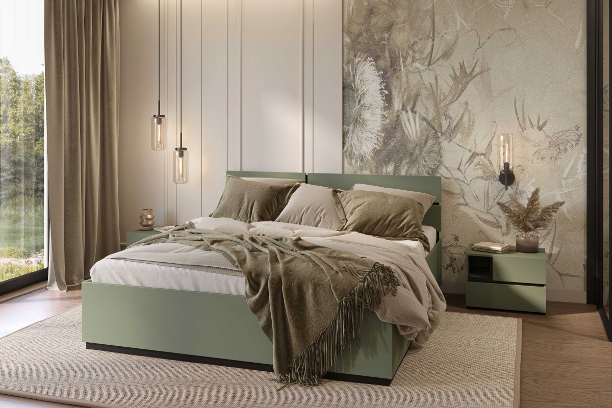 CROSS S 24GWMY_SYPIALNIA POKÓJ ŁÓŻKO SZAFKI NOCNE ZGASZONA ZIELEŃ CZARNY ARANŻACJA.jpg