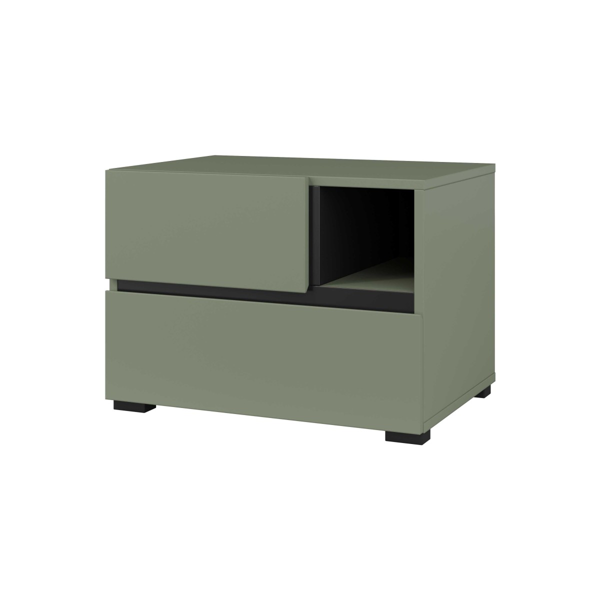 CROSS S 24GWMY22b_STOLIK NOCNY SZAFKA NOCNA 2 SZUFLADY ZGASZONA ZIELEŃ CZARNY ZEWNĄTRZ.jpg