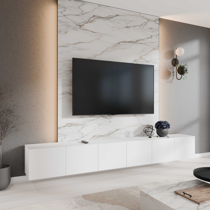 SZAFKA RTV WISZĄCA LIO 300 3X100 ZAMKNIĘTA KORPUS BIAŁY MAT FRONT BIAŁY MAT ARANŻACJA.jpg