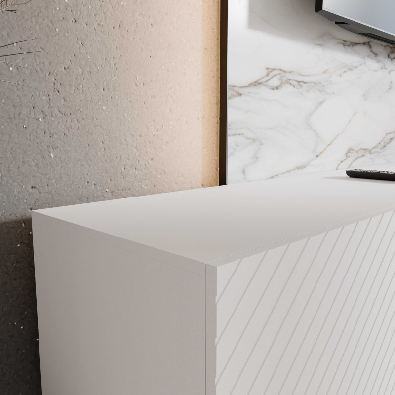 SZAFKA RTV WISZĄCA NIKO 300 3X100 ZAMKNIĘTA KORPUS BIAŁY MAT FRONT BIAŁY MAT ARANŻACJA DETALE.jpg