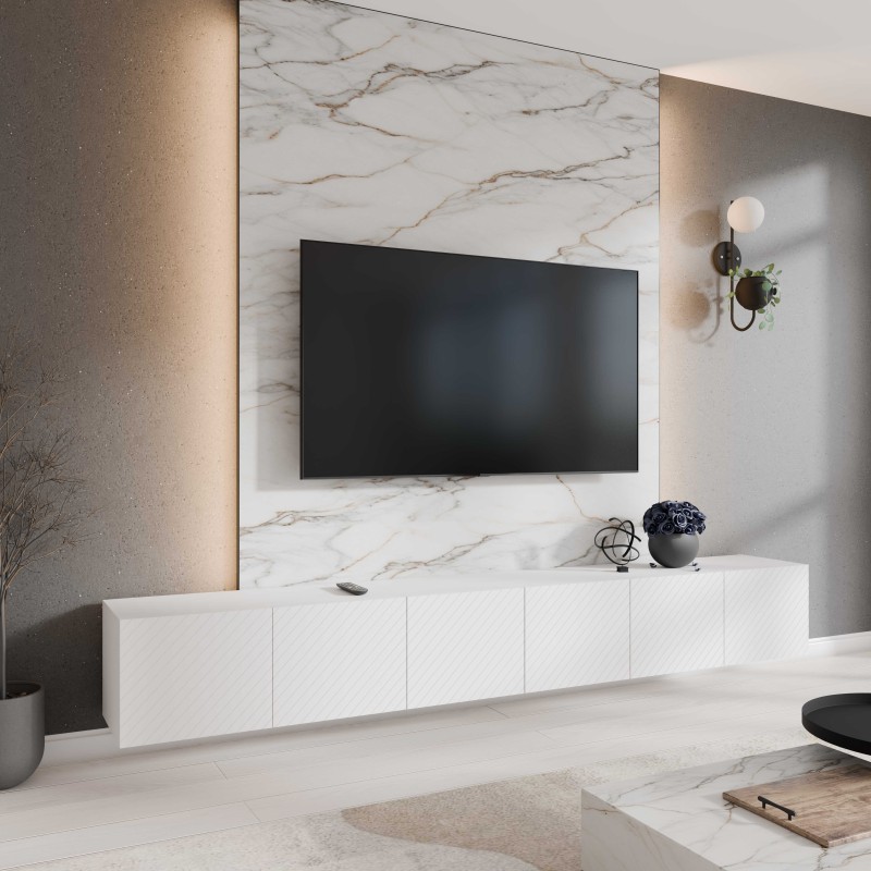 SZAFKA RTV WISZĄCA NIKO 300 3X100 ZAMKNIĘTA KORPUS BIAŁY MAT FRONT BIAŁY MAT ARANŻACJA.jpg