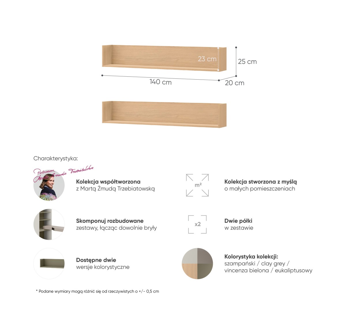 WO10VB_02 2X PÓŁKA WISZĄCA DĄB VINCENZA BIELONA OPIS WYMIARY.jpg