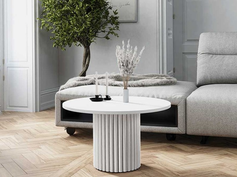 STOLIK KAWOWY LAMELO STELAŻ BIAŁY BLAT BIAŁY RYFLE ARANŻACJA.jpg