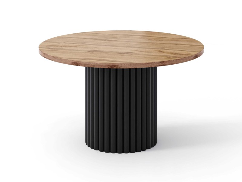 STOLIK KAWOWY LAMELO STELAŻ CZARNY BLAT DĄB WOTAN RYFLE.jpg