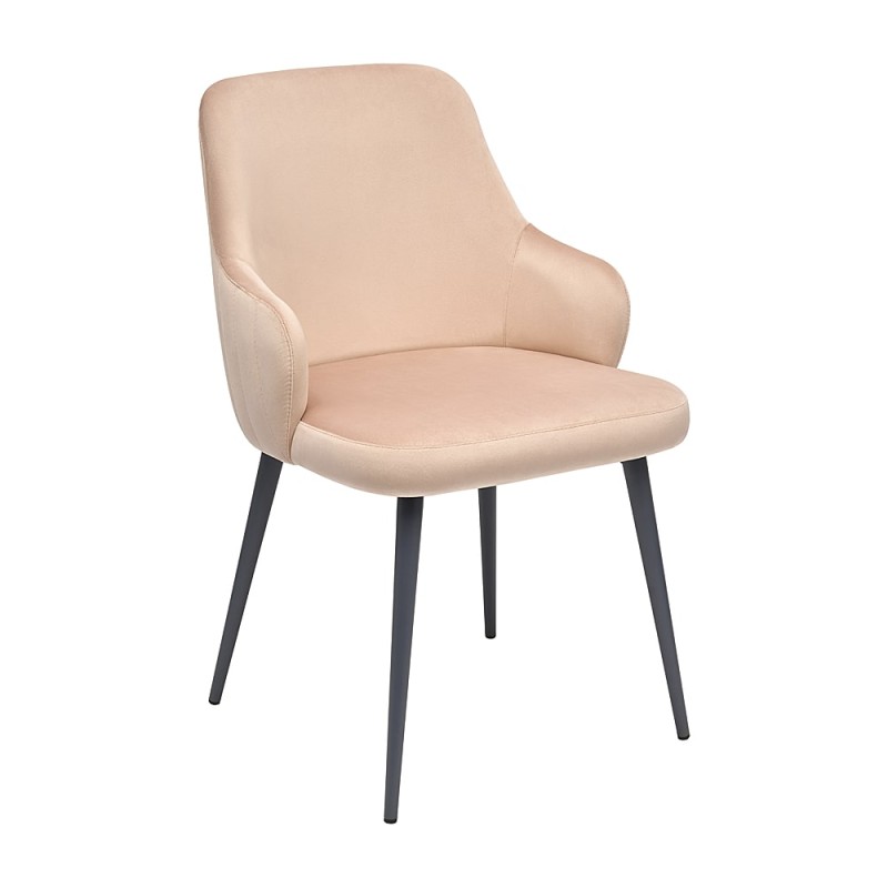Krzesło LIMA Tapicerowane Beżowe LUX – nowoczesne krzesło do jadalni i salonu