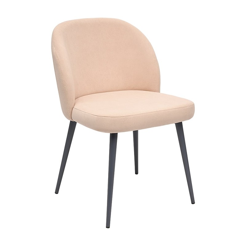 Krzesło RIO Tapicerowane Różowe  PLUS – nowoczesne krzesło do jadalni i salonu