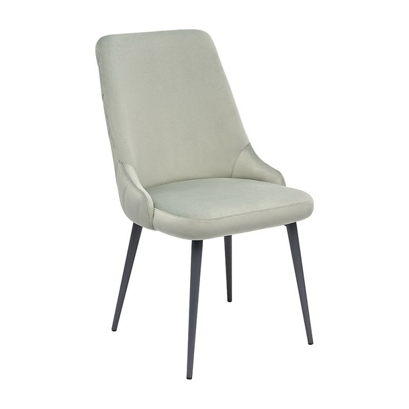 Krzesło SYDNEY Tapicerowane Miętowe BASIC – nowoczesne krzesło do jadalni i salonu