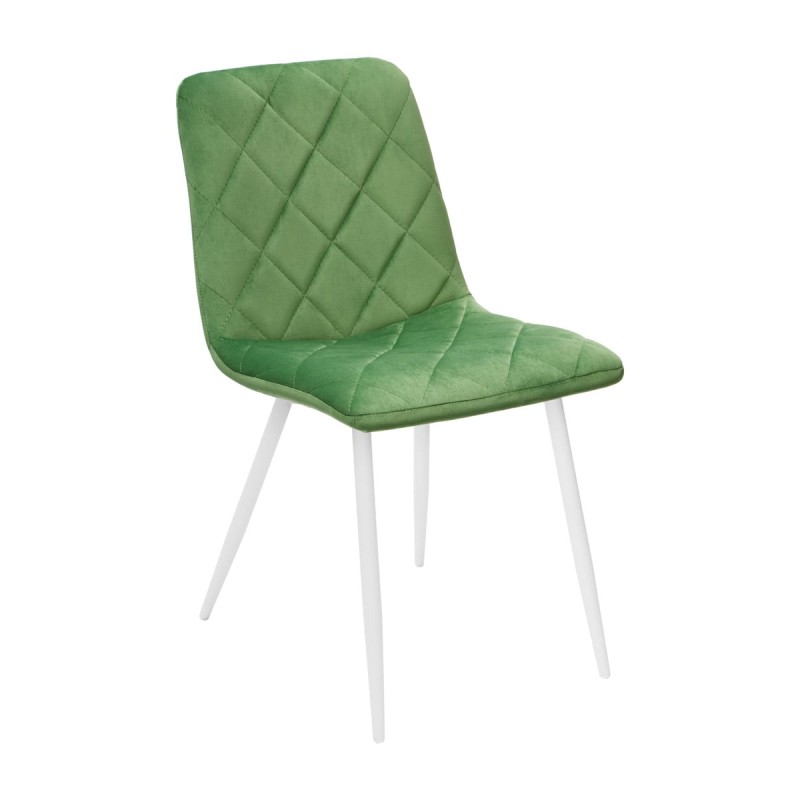 Krzesło CUSTO C3 Tapicerowane Zielone – nowoczesne krzesło do jadalni i salonu