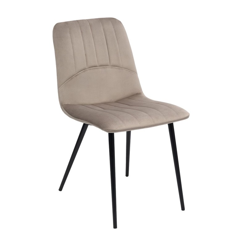 Krzesło CUSTO C7 Tapicerowane Beżowe – nowoczesne krzesło do jadalni i salonu