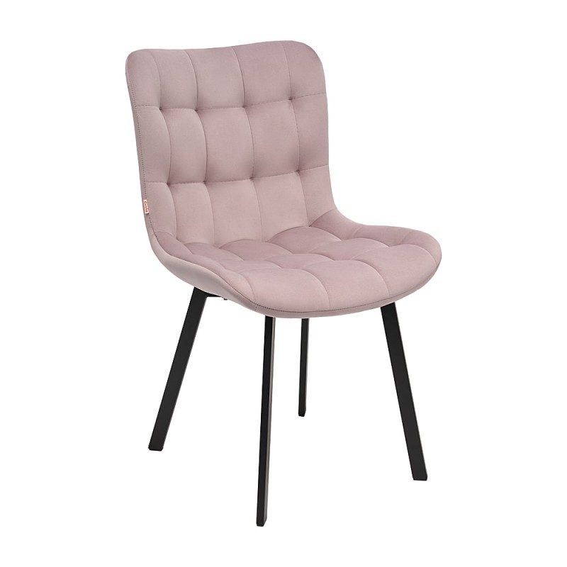 Krzesło CUSTO C20 Tapicerowane Różowe – nowoczesne krzesło do jadalni i salonu