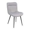 Krzesło CUSTO C22 Tapicerowane Szare – nowoczesne krzesło do jadalni i salonu