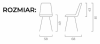 Wymiary krzesła Oliver