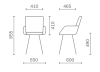Zdjęcie wymiarów krzesło Mexico