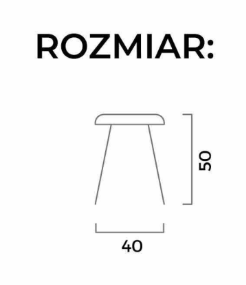 Zdjęcie Wymiarów Taboret Kolt