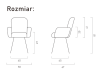 Zdjęcie Wymiarów Krzesło Flavio