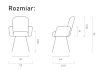 Zdjęcie Wymiarów Krzesło Morant